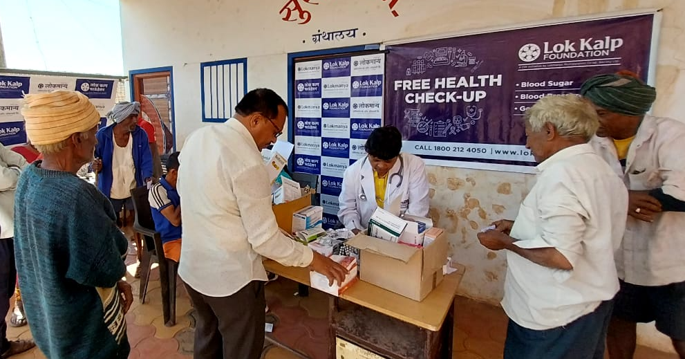 Health Check up Camp at Golyali Village