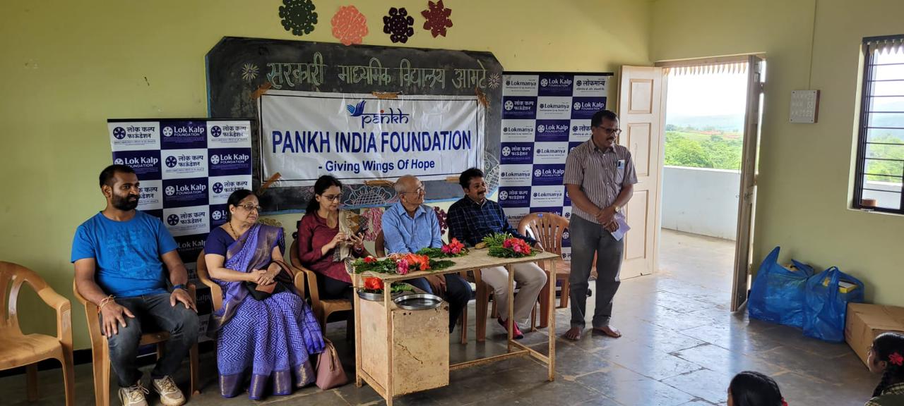 Empowering Girls: Lok Kalp Foundation and Pankh India Foundation Donate Reusable Pads to Aamte High School