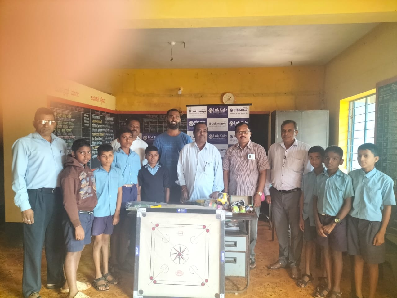 Empowering Aamte Village through Water Filters 34 Liters and Full Sports Kit