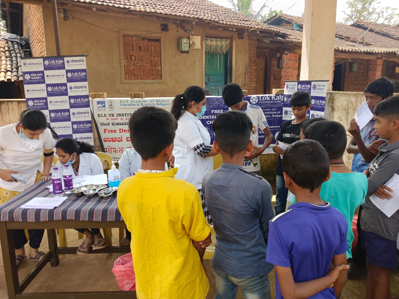 Lok Kalp Foundation and KLE Dental College Join Hands to Extend Medical Outreach in Kapoli Village