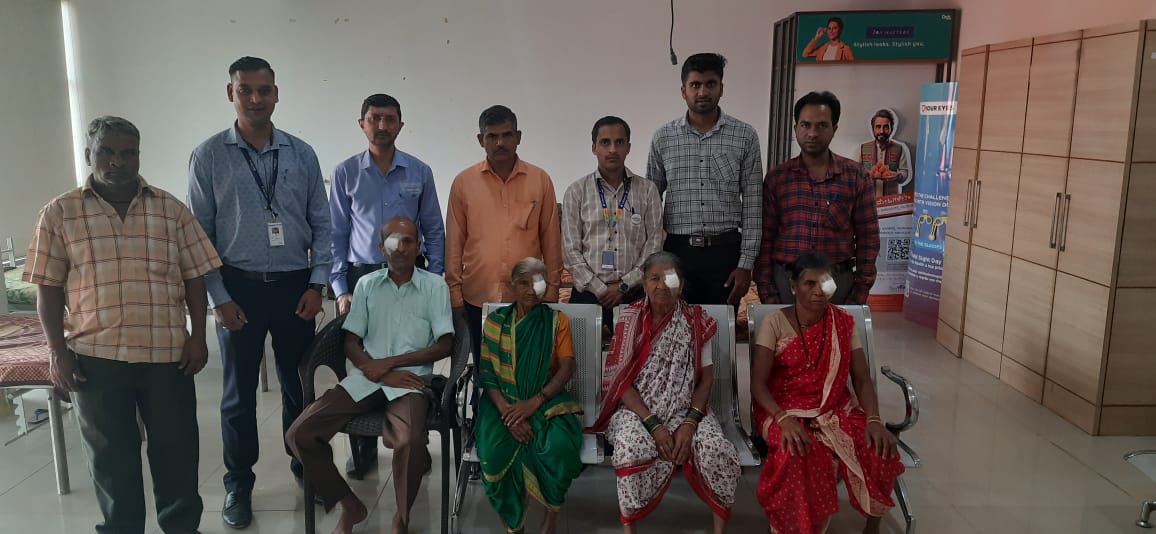 Lok Kalp Foundation and Netradarshan Hospital Successfully Conduct Cataract Surgeries for Patients from Maan Village