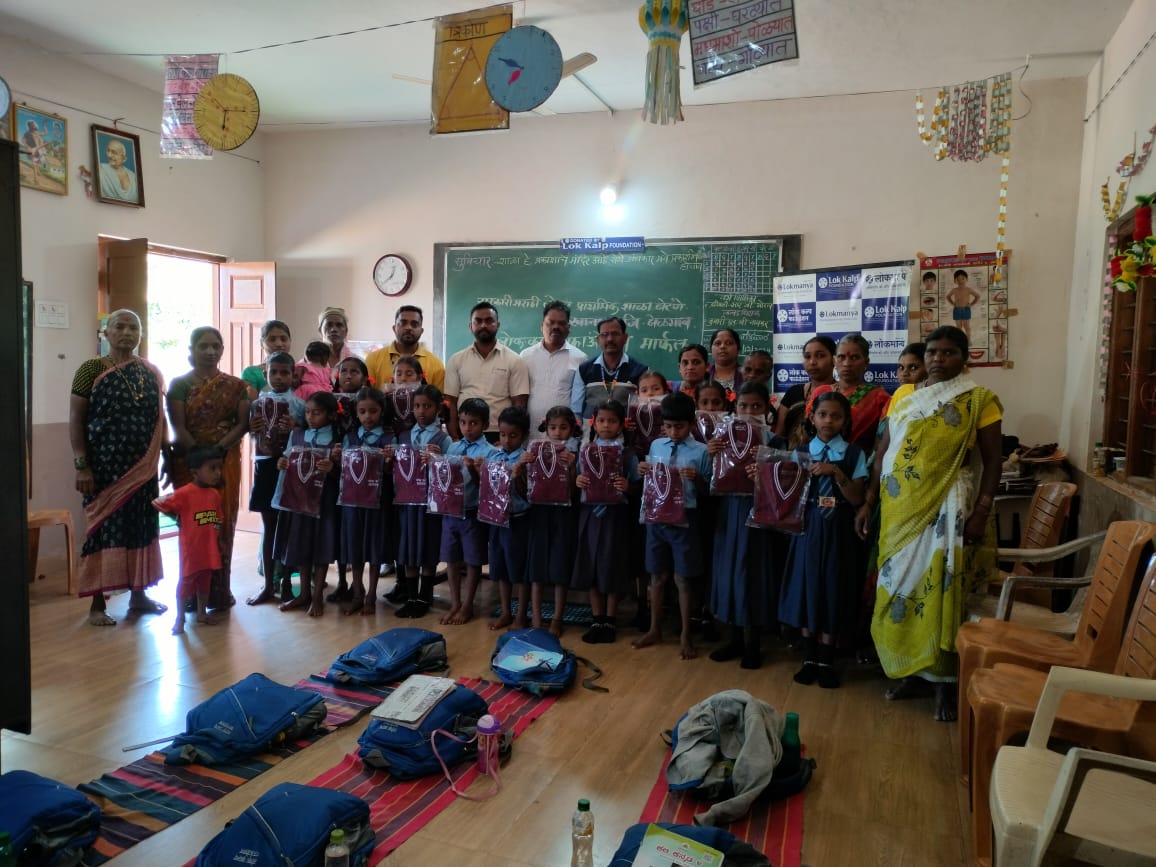 Lok Kalp Foundation Distributes Sweaters to Betne Village School Students