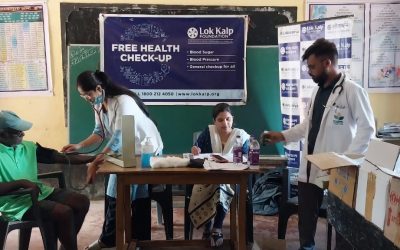 Lok Kalp Foundation and KLE Ayurvedic Hospital Organize Free Health Camp at Maan Village