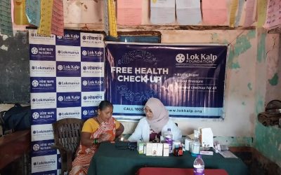 Lok Kalp Foundation and Venugram Hospital Conduct Free Health Camp at Chapoli Village