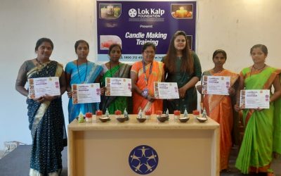 Lok Kalp Foundation Conducts Successful Candle-Making Training Session in Belgaum