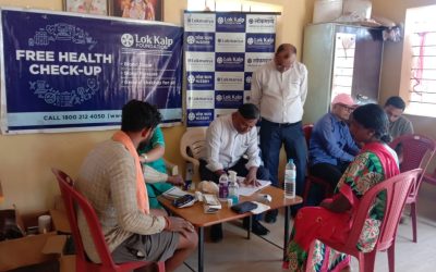 Lok Kalp Foundation and Venugram Hospital Organize Free Health Camp at Otoli Village