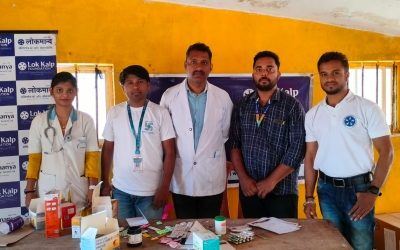 Lok Kalp Foundation and Arihant Hospital Conduct Free Health Camp at Parwad Village