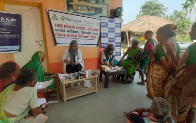 Lok Kalp Foundation and Venugram Hospital Conduct Free Health Camp at Chikale Village