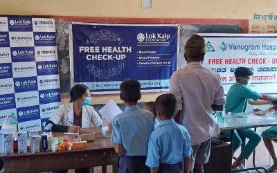 Lok Kalp Foundation & Venugram Hospital Conduct Free Health Camp in Huland Village