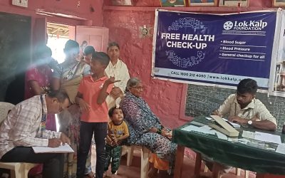 Lok Kalp Foundation and KLE Ayurvedic Hospital Belgaum Conduct Free Health Camp at Jamboti Vadgaon Village