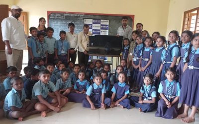 Lok Kalp Foundation Donates Google Smart TV to MHPS Talawade School