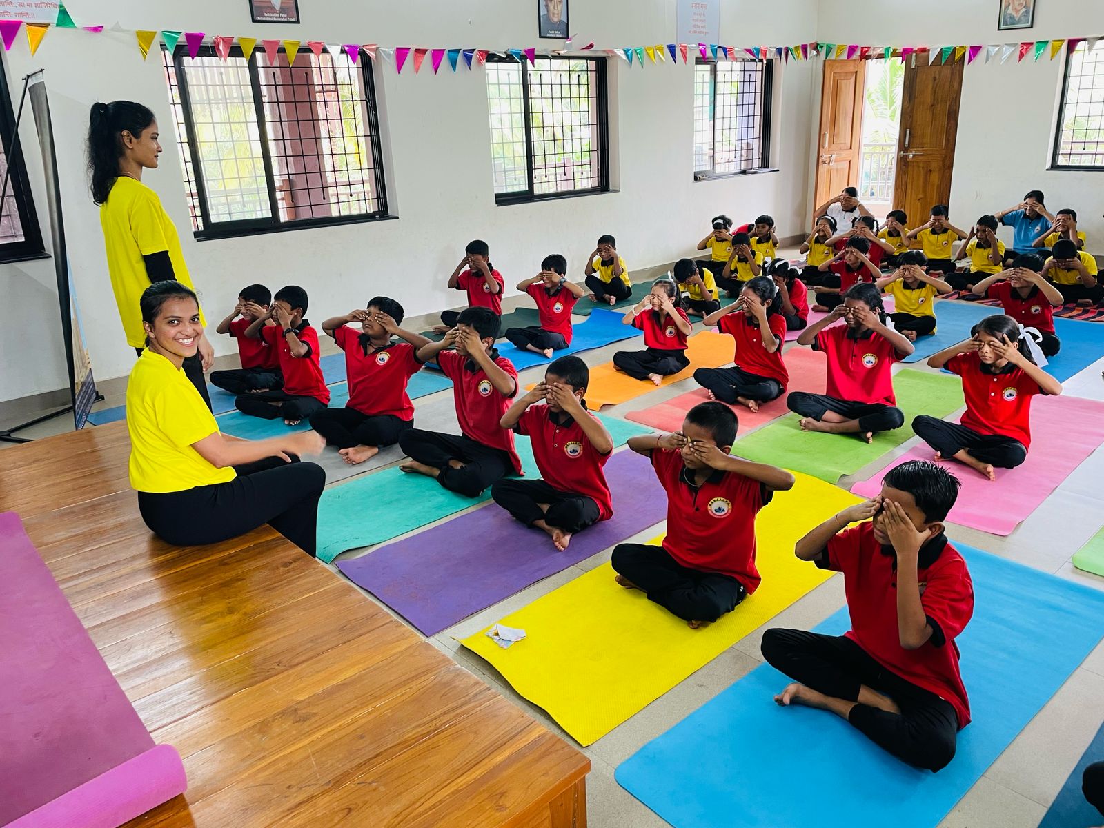 Lok Kalp Foundation Hosts Yoga Awareness Session for Students at Sakhli Government Primary School-1