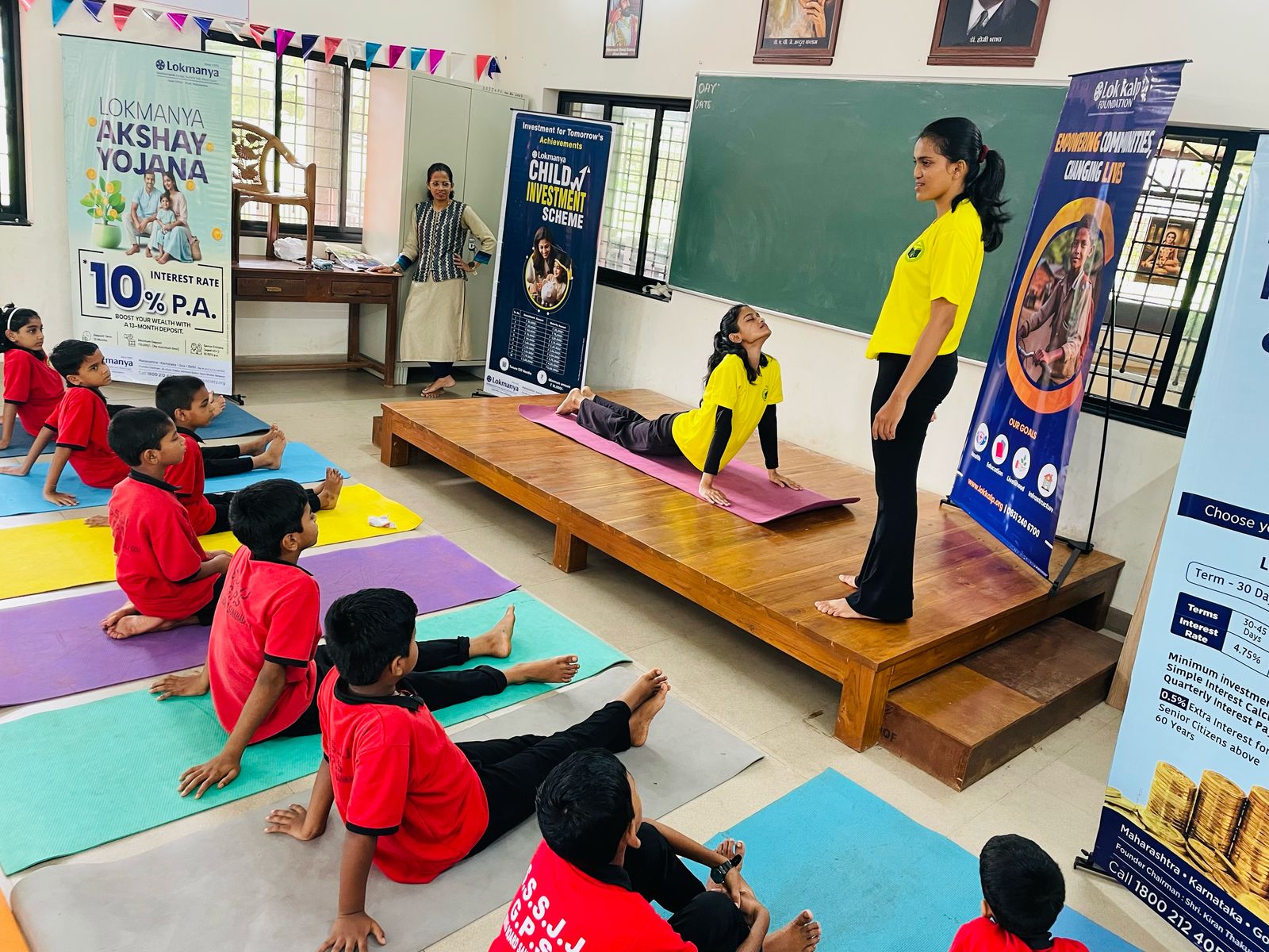 Lok Kalp Foundation Hosts Yoga Awareness Session for Students at Sakhli Government Primary School-3