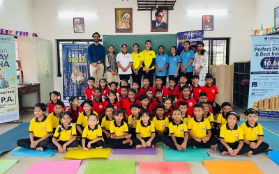 Lok Kalp Foundation Hosts Yoga Awareness Session for Students at Sakhli Government Primary School