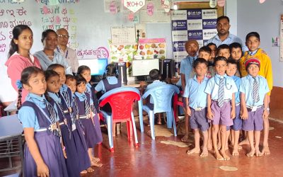 Lok Kalp Foundation Donates 2 Computers and 1 Printer to MHPS Chigule School