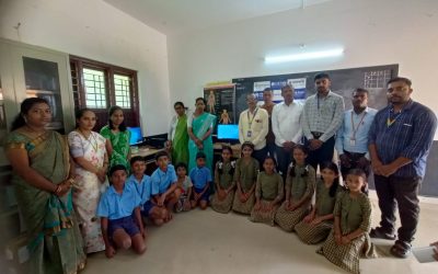 Lok Kalp Foundation Donates Computers and Printer to MHPS Jamboti School
