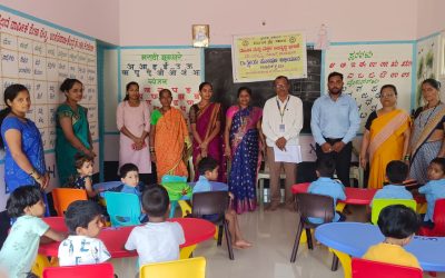 Lok Kalp Foundation Enhances Learning Environment at Kankumbi Anganwadi Schools with Furniture Donation
