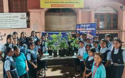 Lok Kalp Foundation Organizes Tree Plantation Drive at IES School, Charkop for Van Mahotsav