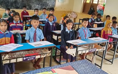 Lok Kalp Foundation Donates Benches to MHPS Amate School, Empowering Rural Education