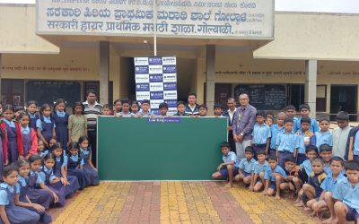 Lok Kalp Foundation Donates Green Boards and Benches to Rural Schools in Khanapur
