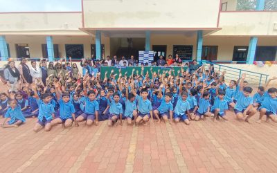 Lok Kalp Foundation Donates Green Boards and Whiteboard Study Tables to MHPS Bailur School