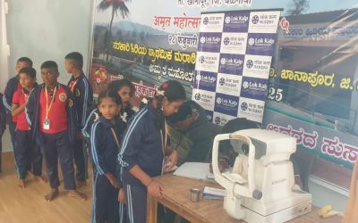 Lok Kalp Foundation & Netradarshan Hospital A Unit of Dr. Agarwal’s Eye Hospital Conduct Free Eye Camp at Kalmani Village