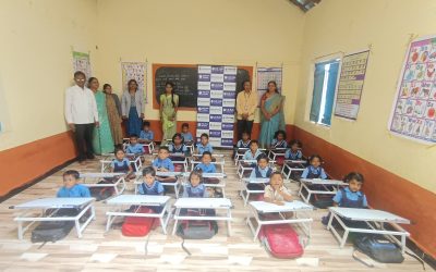 Lok Kalp Foundation Donates Study Tables to MHPS Schools in Chapgaon, Bailur & Kusmali