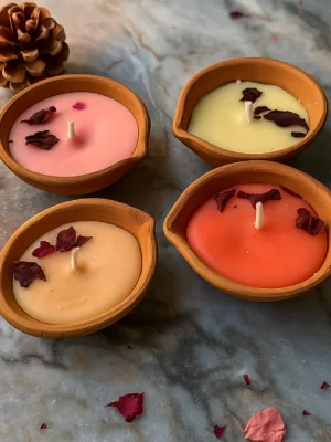 Terracotta Clay Diya Candle