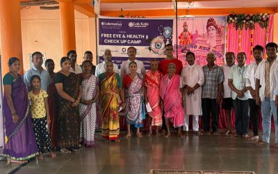 Lok Kalp Foundation Brings Vital Healthcare Services to Sal Village through Free Eye and General Health Check-up Camps