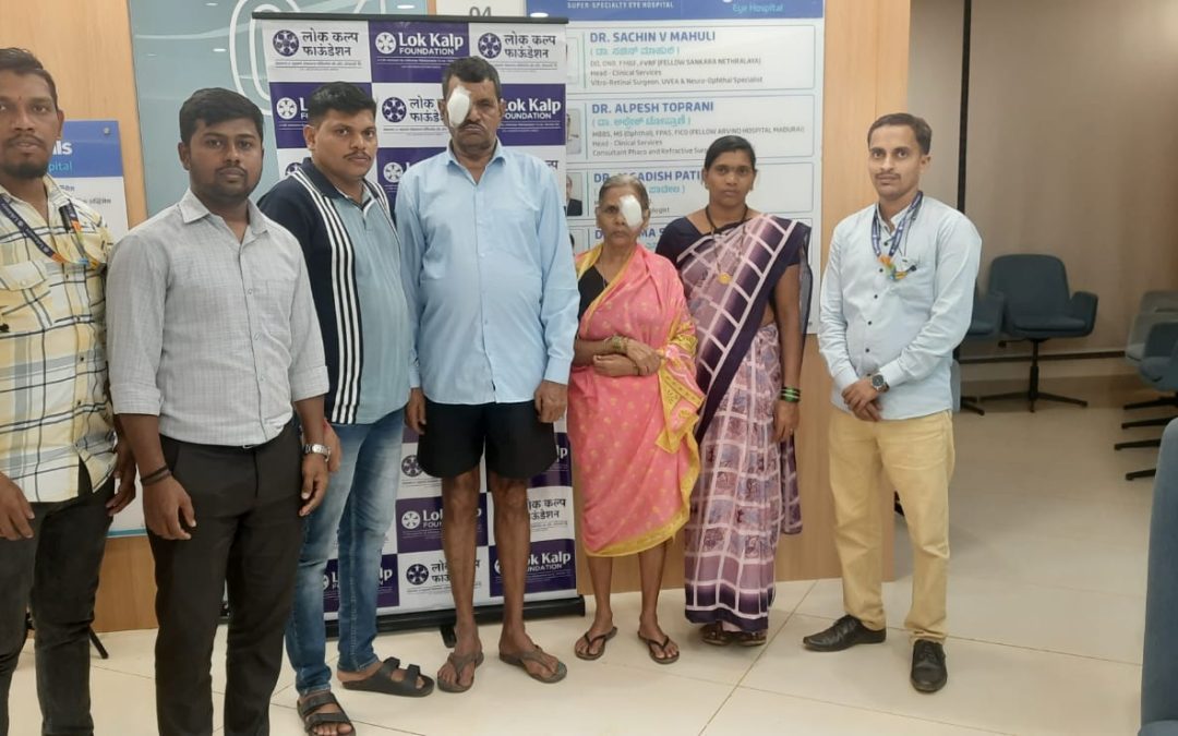 Lok Kalp Foundation and Netradarshan Super Speciality Eye Hospital Successfully Conduct Free Cataract Surgeries for Kankumbi Village Patients
