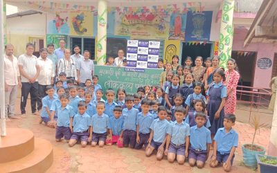 Lok Kalp Foundation Donates Green Boards & Study Tables to MHPS School Katagali