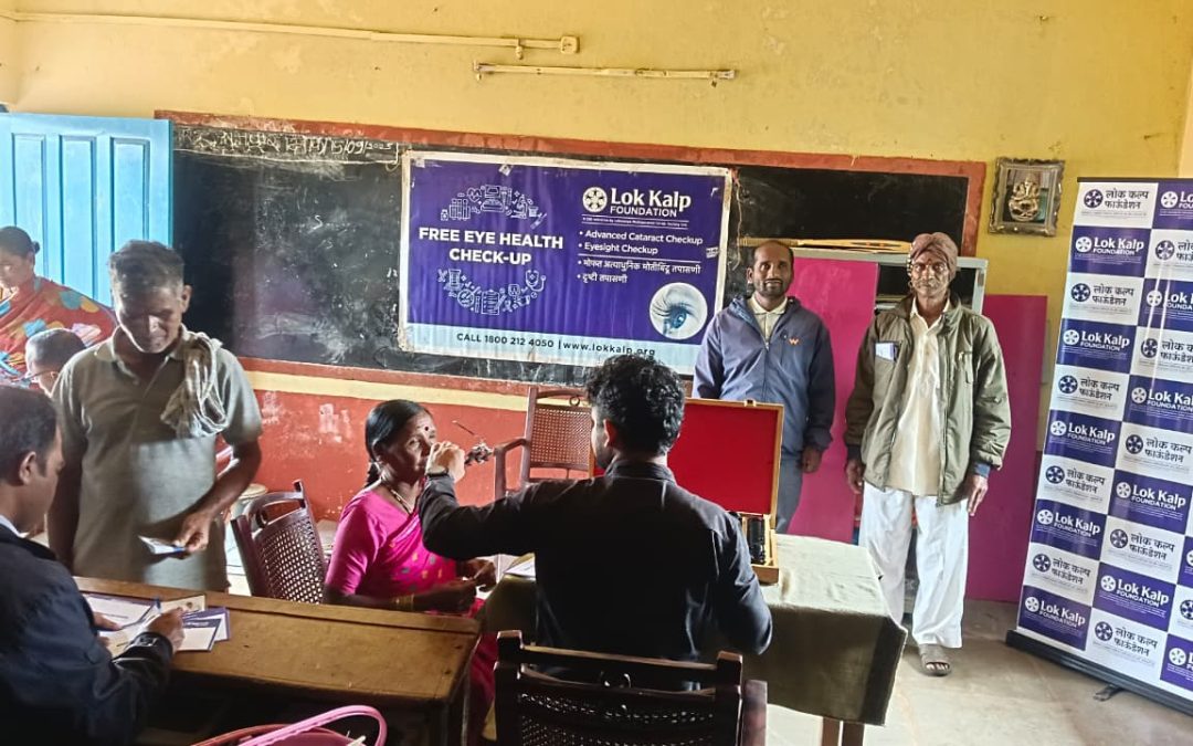 Lok Kalp Foundation Conducts Free Eye Check-Up Camp at Kusmali Village