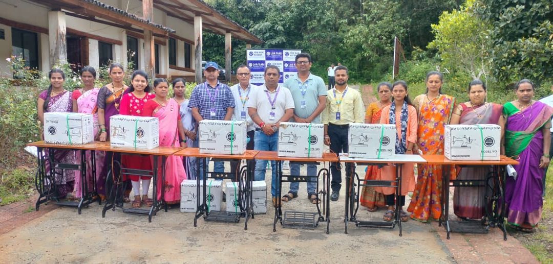 Lok Kalp Foundation in Collaboration with Utkarsh Small Finance Bank Donates Sewing Machines to Women from 32 Villages