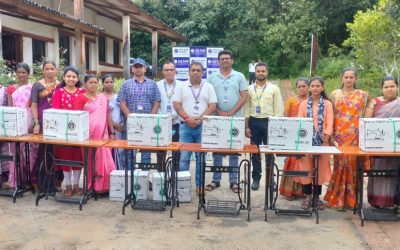 Lok Kalp Foundation in Collaboration with Utkarsh Small Finance Bank Donates Sewing Machines to Women from 32 Villages