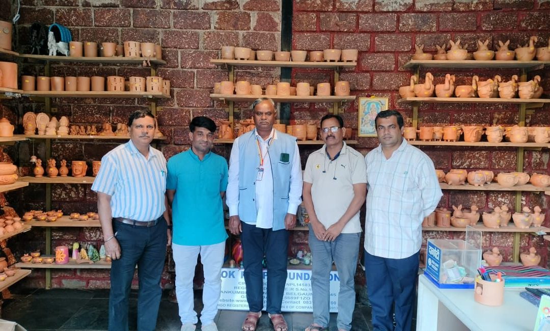 Visit of BEO and Cluster President to Lok Kalp Foundation Shop