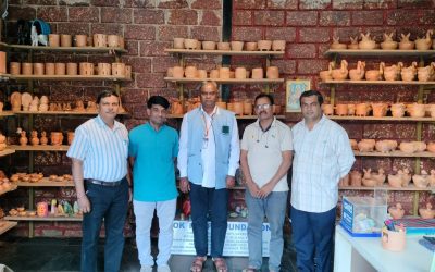 Visit of BEO and Cluster President to Lok Kalp Foundation Shop