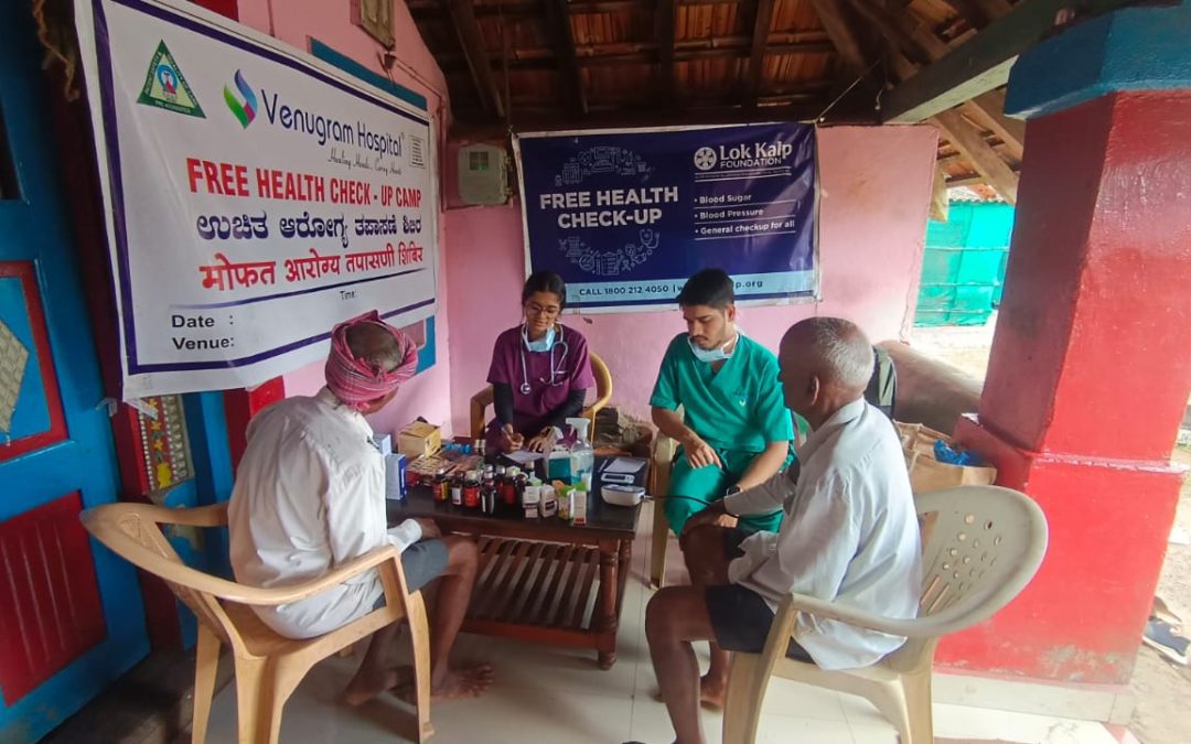 Free General Health Camp Successfully Conducted at Chigule Village by Lok Kalp Foundation and Venugram Hospital
