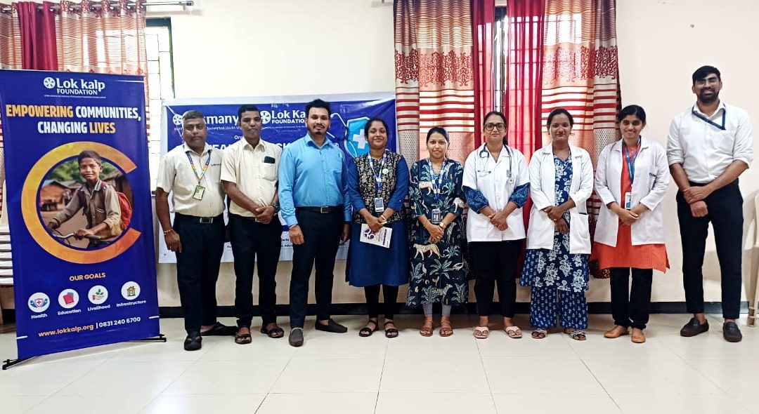 Lokkalp Foundation Organizes Free Health Camp for Verna Villagers in Collaboration with VHAG