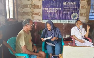 Lok Kalp Foundation and Netradarshan Super Speciality Eye Hospital Conduct Free Eye Camp at Devachihatti Village, Khanapur