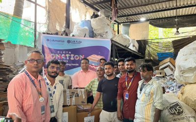 Lok Kalp successfully donated clothes collected from a donation drive held across the Mumbai region