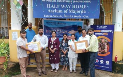 Lok Kalp Foundation and Lokmanya Multipurpose Co-operative Society Donate Clothes to Half Way Home Asylum, Majorda – South Goa