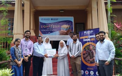 Lok Kalp Foundation and Lokmanya Multipurpose Co-operative Society Donated Clothes to holy spirit home for the aged, Moira – north Goa