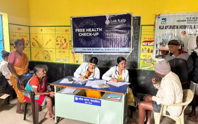Lok Kalp Foundation and KLE Ayurvedic Hospital Successfully Conduct Free General Health Camp at Betane Village