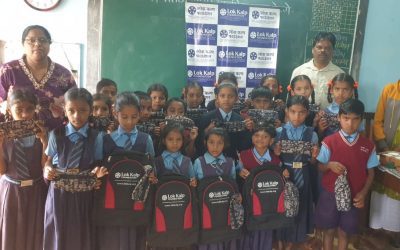 Lok Kalp Foundation Donates School Bags and Pouches to MHPS School, Betane