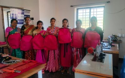 Lok Kalp Foundation & Pankh India Foundation Successfully Conduct School Bag Stitching Training at Kankumbi