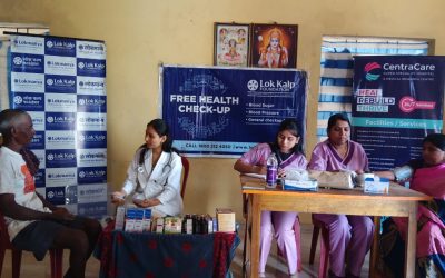Lok Kalp Foundation and Centracare Hospital Successfully Conduct Free General Health Camp at Ottoli Village