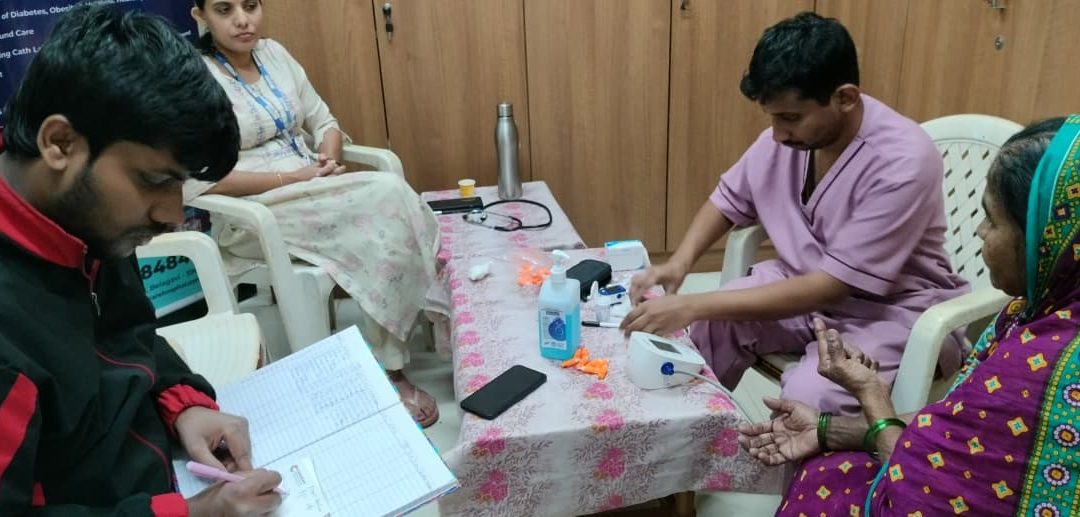 Free BP/Sugar Check-Up Camp conducted by Lok Kalp Foundation under CSR initiative
