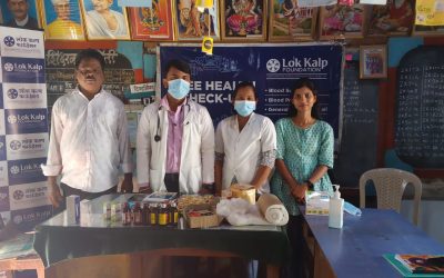 Lok Kalp Foundation and Arihant Hospital Conduct Free Health Camp at Jamboti–Vadgaon
