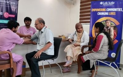 Free BP/Sugar  Check – Up Camp conducted by Lok Kalp Foundation under CSR initiative