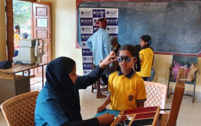 Lok Kalp Foundation and Netradarshan Super Speciality Eye Hospital Conduct Free Eye Camp at Talawade Village